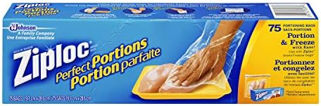 Ziploc Perfect Portions Portioning Bags - 75 Count