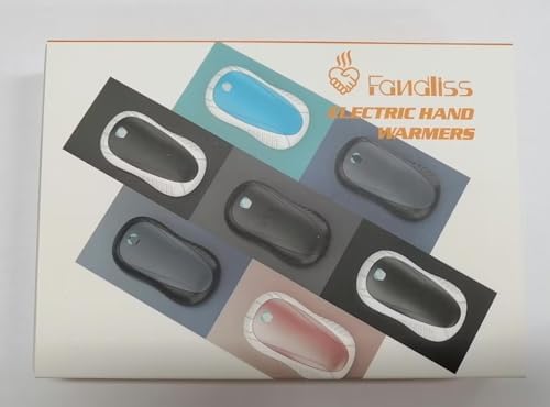 2Pack Hand Warmers Rechargeable 5200mAh 2023 Upgraded, FANDLISS Electric 10