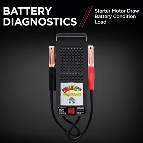 Schumacher BT-100 Battery Load Tester and Voltmeter – 100 Amp, Black 2