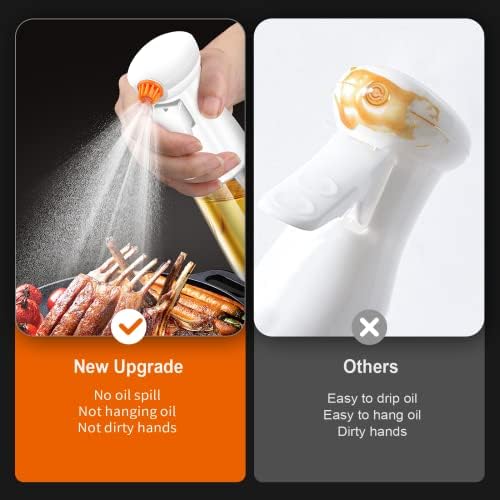 AHOUGER Oil Sprayer for Cooking 210ml Oil Spray Bottle Oil Dispenser 4