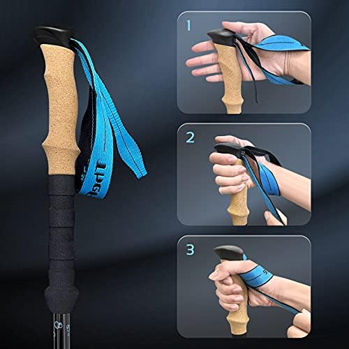 TheFitLife Carbon Fiber Trekking Poles – Collapsible and Telescopic Walking Sticks 6