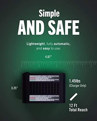Battery Tender Plus 12V Battery Charger and Maintainer: 1.25 AMP Powersport 3