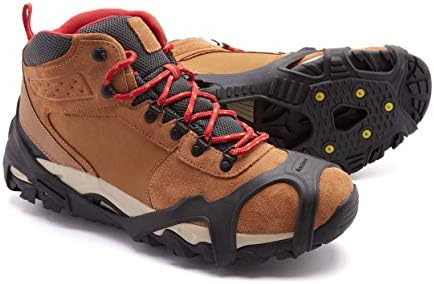 ICETRAX V3 Tungsten Winter Ice Grips for Shoes and Boots - Ice Cleats for Snow