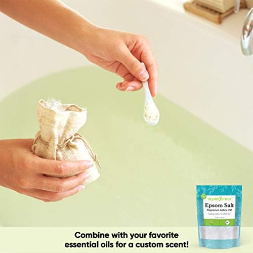 Sky Organics Epsom Salt – 100% Pure Magnesium Sulfate, USP Grade, Kosher 5