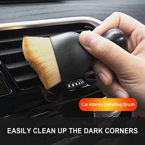Car Interior Detailing Brush, Auto Interior Soft Hair Removal Brush 3