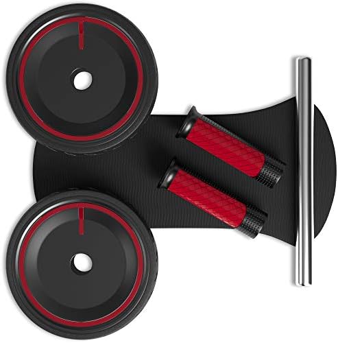 Readaeer Ab Roller Wheel with Knee Pad Abdominal Exercise for Home Gym Fitness 6