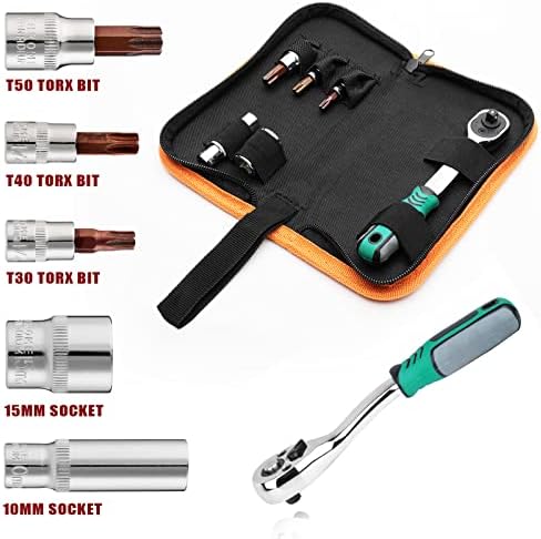 Xislet Torx Tool Kit Compatible with 2007-2020 Jeep Wrangler JL JK & Gladiator 6
