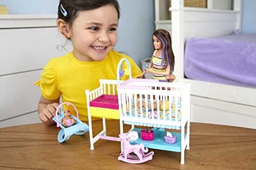 Barbie Skipper Babysitters Inc Dolls & Playset, Nap ‘n Nurture Nursery 2