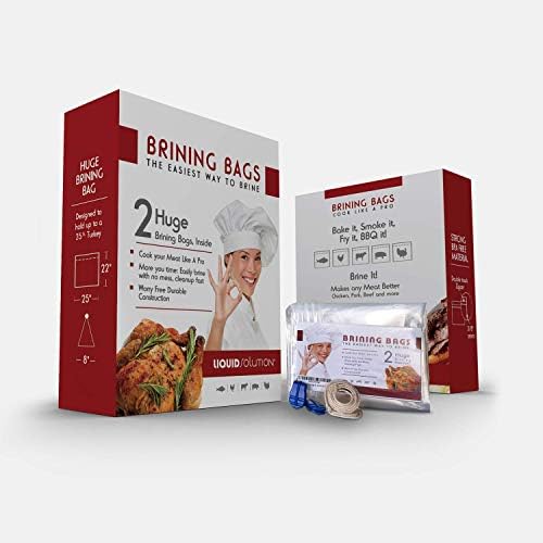 Turkey Brining Bags Set of 2 – Extra Large Holds up to 38lb – 25.5 x 21.5 inches 3