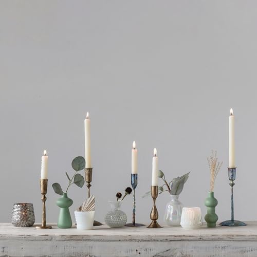 Creative Co-Op Hand-Forged Metal Taper, Antique Brass Finish Candle Holder 3
