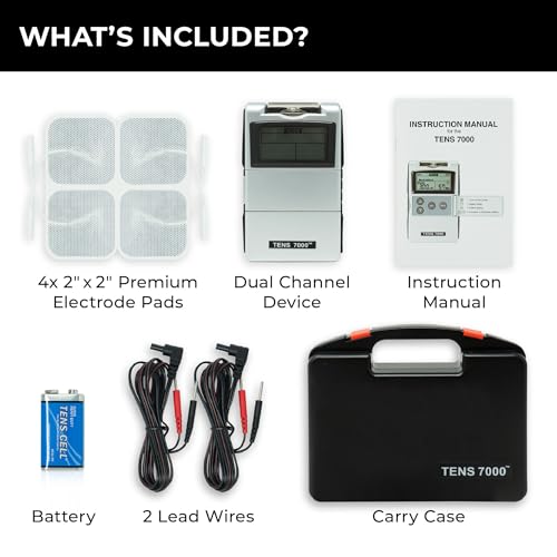 TENS 7000 Digital TENS Unit with Accessories – TENS Unit Muscle Stimulator 5