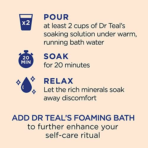 Dr Teal’s Pure Epsom Salt Soak, Glow & Radiance with Vitamin C & Citrus 4