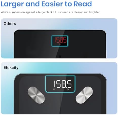 Etekcity Scale for Body Weight FSA HSA Store Eligible,Smart Bathroom Digital 5