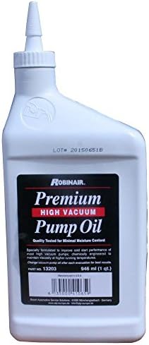 Robinair 13203.0 Premium High Vacuum Pump Oil – 1 Quart 2