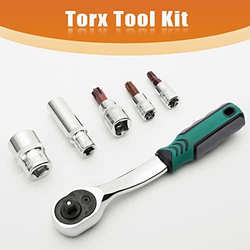 Xislet Torx Tool Kit Compatible with 2007-2020 Jeep Wrangler JL JK & Gladiator 3