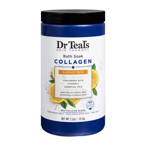 Dr Teal’s Skin Therapy Epsom Salt Bath Soak Collagen + Radiant Skin