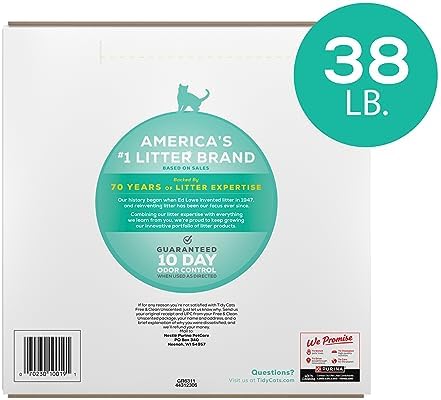 Purina Tidy Cats Clumping Cat Litter, Free & Clean Unscented Multi Cat Litter 4