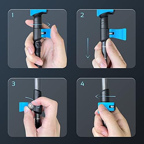 TheFitLife Carbon Fiber Trekking Poles – Collapsible and Telescopic Walking Sticks 5