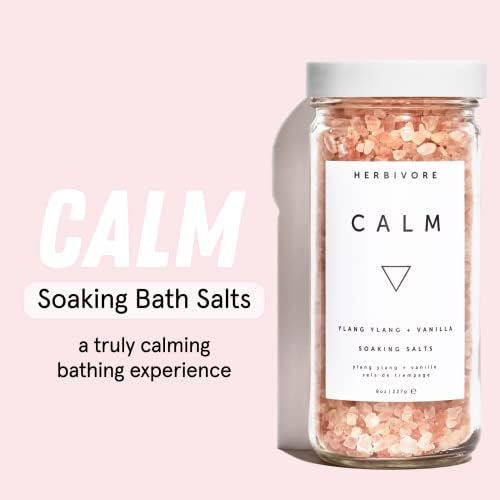 HERBIVORE Calm Soaking Bath Salts – Natural Himalayan Pink Salt 2