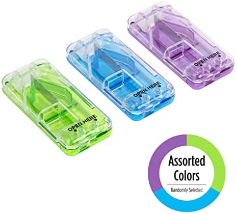 EZY DOSE Pill Cutter and Splitter with Dispenser, Daily Usage, Safely Cut Pills 3