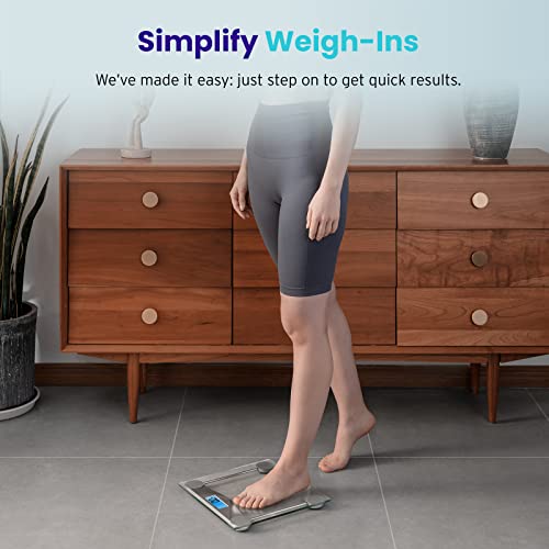 Etekcity Digital Bathroom Body Weight Scale, High Precision Smart Step-on 6