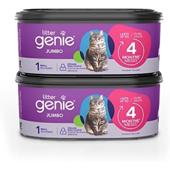 Litter Genie Refill Bags | Jumbo 2-Pack | Up to 8 Months of Supply