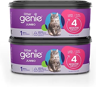 Litter Genie Refill Bags | Jumbo 2-Pack | Up to 8 Months of Supply