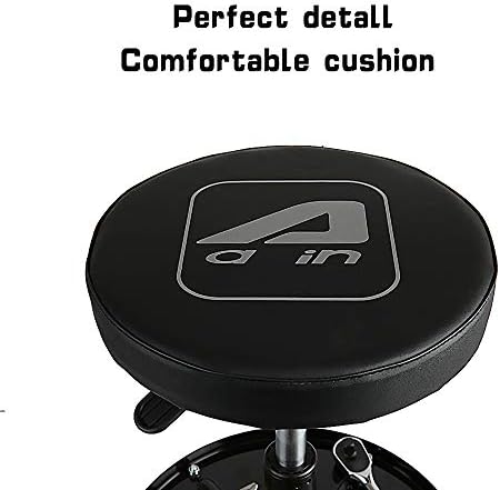 Aain LT2A Heavy-Duty Adjustable Mechanic’s Roller Seat Adjustable Rolling Stool 6