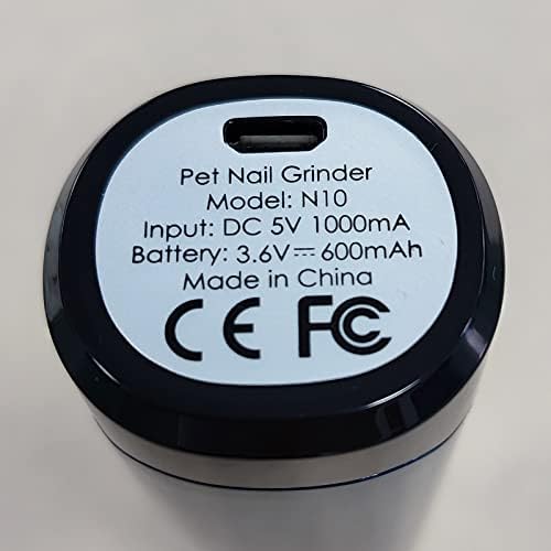 Casfuy Dog Nail Grinder Upgraded – Professional 2-Speed Electric Rechargeable 13