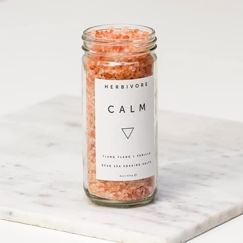 HERBIVORE Calm Soaking Bath Salts – Natural Himalayan Pink Salt 6