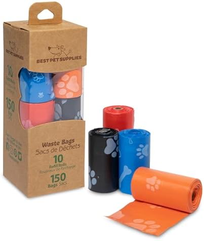 Best Pet Supplies Dog Poop Bags for Waste Refuse Cleanup, Doggy Roll 2