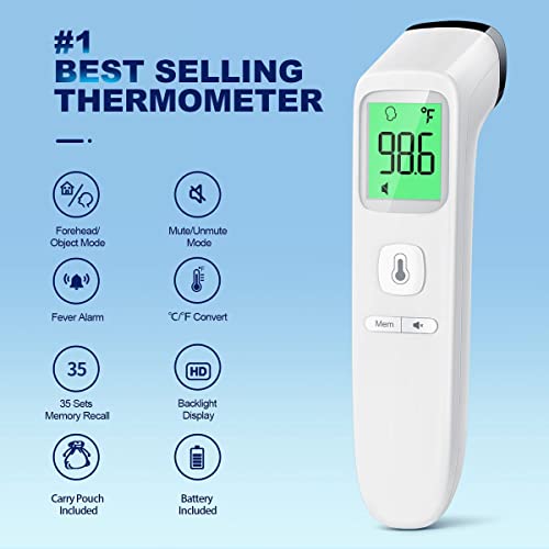 No-Touch Thermometer for Adults and Kids, FSA Eligible, Digital Baby Thermometer 2