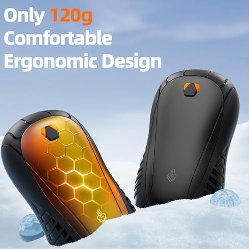 2Pack Hand Warmers Rechargeable 5200mAh 2023 Upgraded, FANDLISS Electric 6