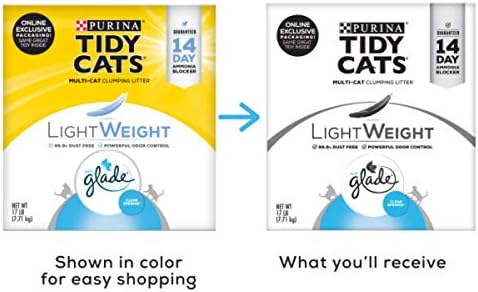 Purina Tidy Cats Low Dust, Multi Cat, Clumping Cat Litter, LightWeight Glade 2