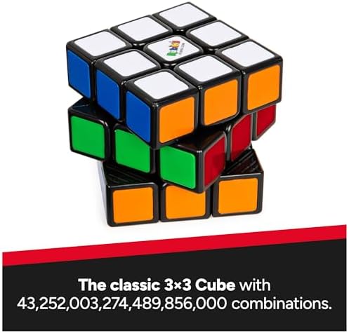 Rubik’s Cube, The Original 3×3 Color-Matching Puzzle Classic Problem-Solving 2