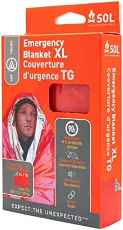 S.O.L. Survive Outdoors Longer 90 Percent Heat Reflective Survival Blanket 11