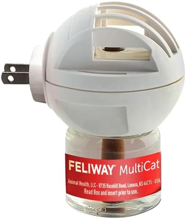 FELIWAY MultiCat Calming Pheromone Diffuser for house-cats, 30 Day Starter Kit 2