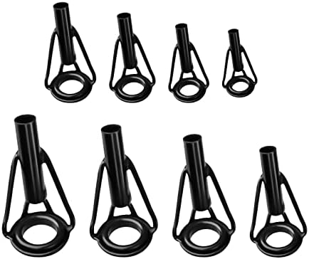 KINBOM 8pcs Rod Tip Repair Kit, Stainless Steel Rod Tip Repair Rod Tip Replacement Fishing