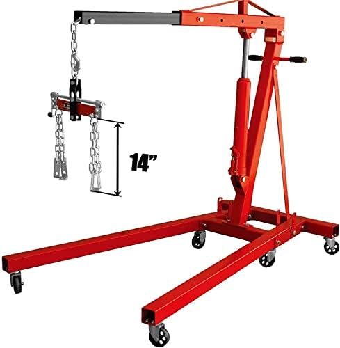 BIG RED T32100 Torin Engine Hoist Shop Crane Accessory: Steel 3 Position Engine 4