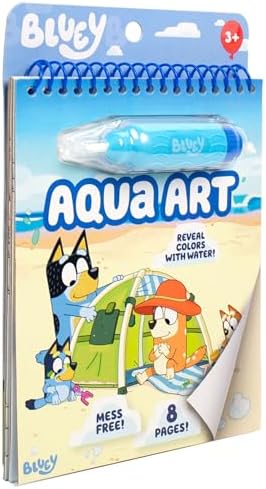 Horizon Group USA Bluey Aqua Art – Reusable Water Reveal Activity Pages 6