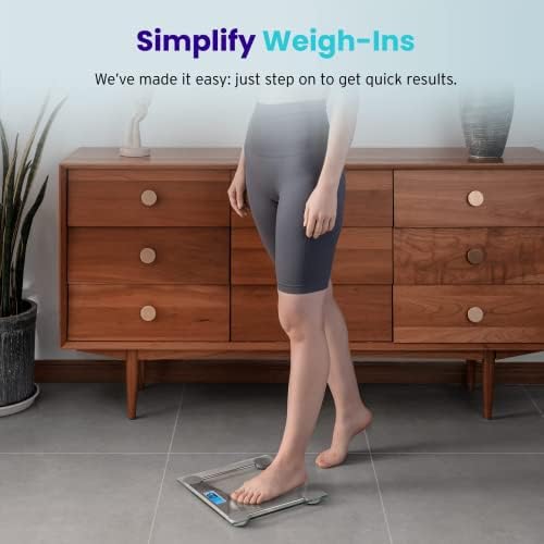 Etekcity Digital Body Weight Bathroom Scale, Large Blue LCD Backlight Display 3