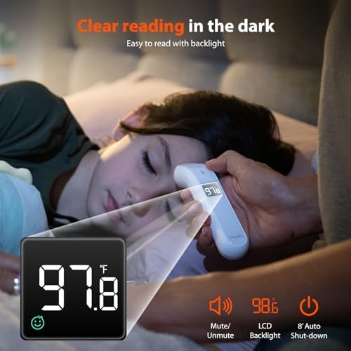 iHealth Digital Thermometer for Adults and Kids – Infrared Forehead Thermometer 4