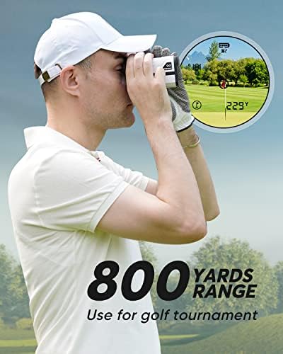 Wosports Golf Rangefinder, 800 Yards Laser Distance Finder 3