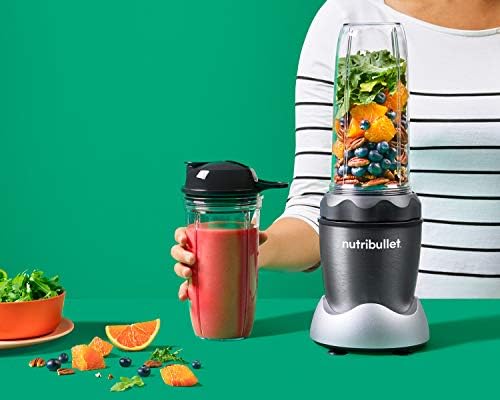 Nutri Bullet NB50100C Pro 1000 Single Serve Blender (1000W) 7-Piece Set, Dark 6