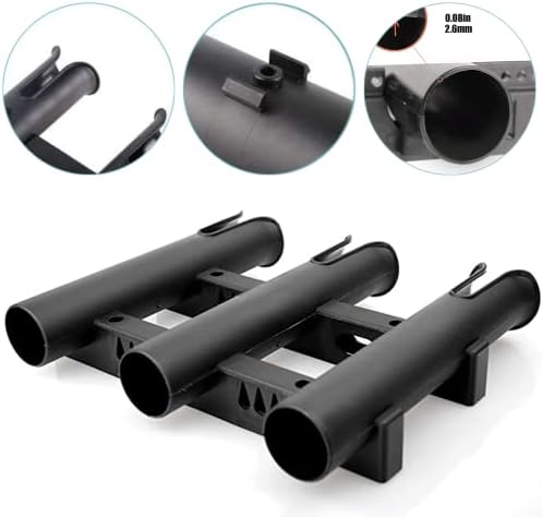 BigTron Fishing Rod Holder Bracket, Tube 3 Rod Rack, Fishing Rod for Boat Kayak Garage 4