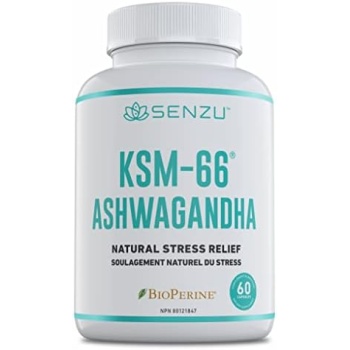 Full-Spectrum KSM-66 Ashwagandha 600mg with BioPerine Black Pepper