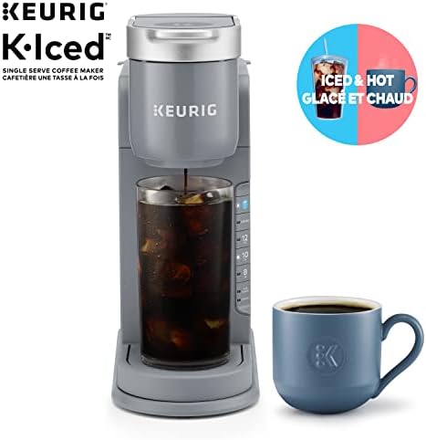 Keurig K-Iced Single Serve K-Cup Pod Coffee Maker, Featuring Simple Push Blue 2