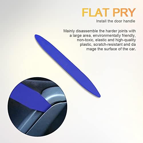 BLAU GRUN 5PCS Auto Trim Removal Tool Kit, Car Interior Door Panel Clip Fastener 7