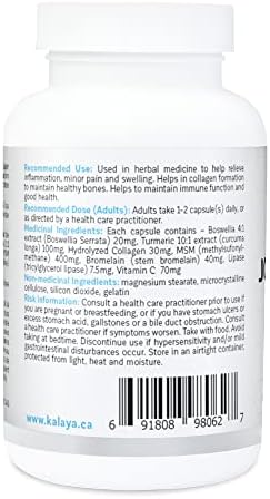 Kalaya 7X joint & Muscle Anti-Inflammatory Supplement 60 count 7