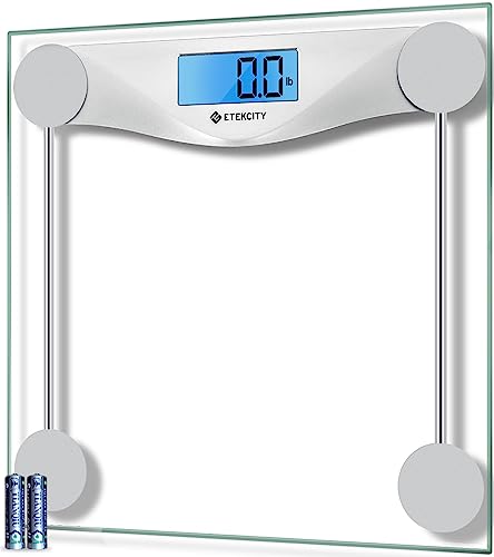 Etekcity Digital Bathroom Body Weight Scale, High Precision Smart Step-on